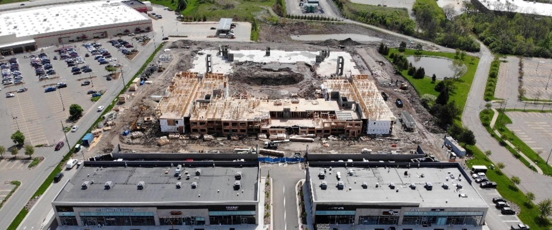 Haggerty Square Apartments Tower Construction